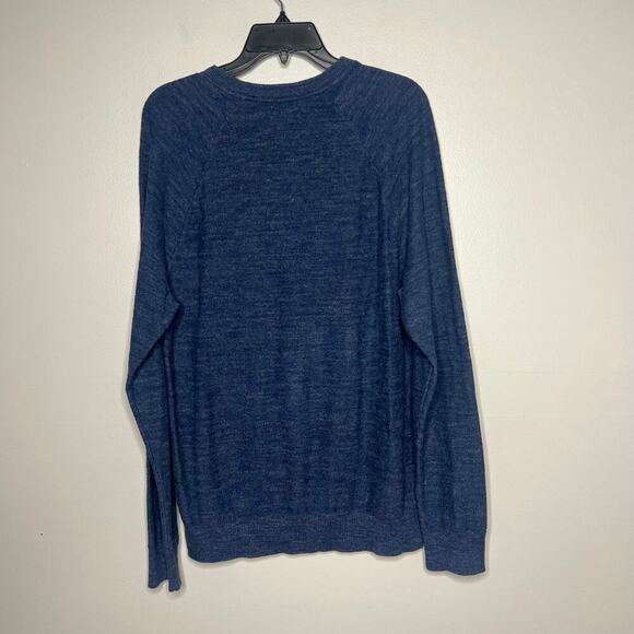 Men's Old Navy Long Sleeve Sweater Shirt Blue Size Large Casual Capsule Wardrobe - Picture 2 of 7